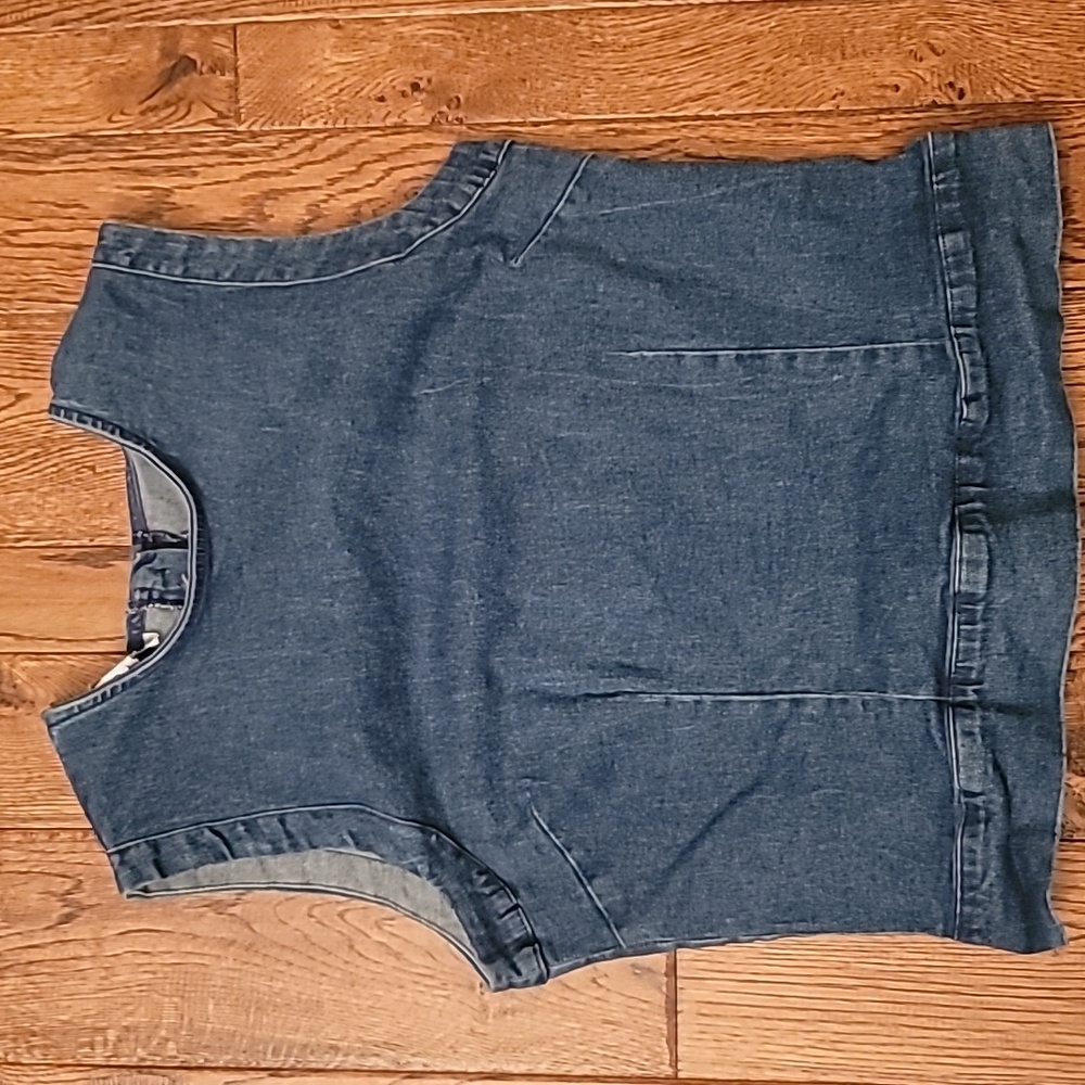 Vintage Stretch Denim Top by Gantos